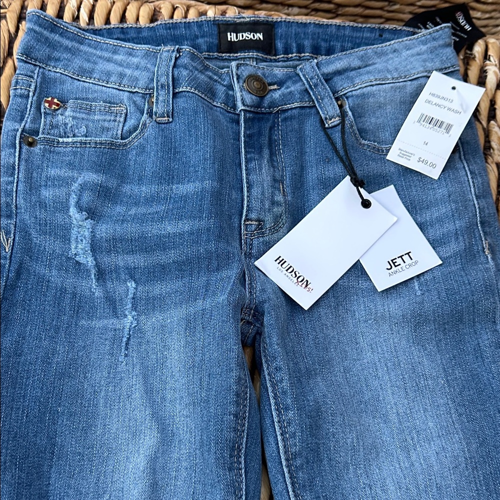 Hudson Jeans Women's Classic Blue Straight Leg Jeans